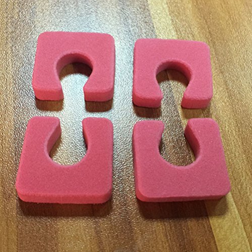 HEALLILY Soft Foam Toe Spacers Separadores Protectores Spreaders Toe Correctors Separate Toe Splint Holders 144pcs