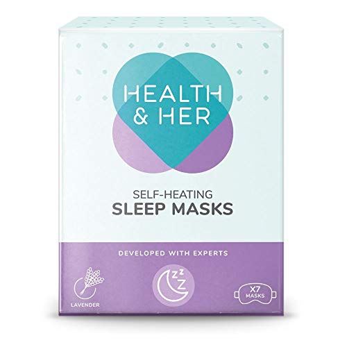 Health & Her Máscaras de ojos autocalentables para un sueño relajante – 7 Pack – Relajantes para ayudar al insomnio, insomnio y dolores de cabeza
