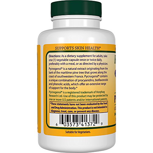 HEALTHY ORIGINS - Pycnogenol 100 mg - 60 Vegetarian Capsules