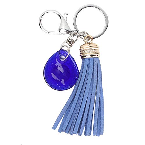 HEEPDD Llavero de Mal de Ojo Azul, bendición de Amuleto de Vidrio Turco, Llavero de Buena Suerte para niñas, Bolsa de Llaves, decoración, cumpleaños