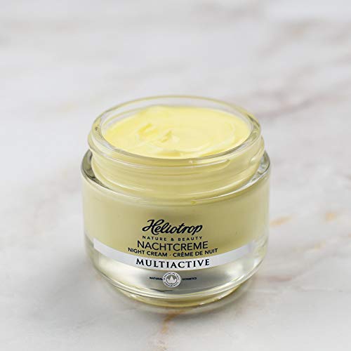 Heliotrop - Crema de noche multiactiva, complejo de principios activos intensivo, antiarrugas y cuidado de la humedad, estimula la síntesis de colágeno, 50