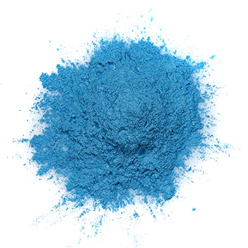 Hemway - Pigmento en polvo lujoso, de color metálico y muy brillante, para resina epoxi, pintura de poliuretano 50 g Azul marino metálico