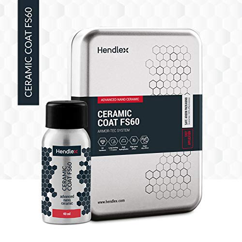 Hendlex Nano Ceramica Coche Kit Pro Protección Pintura Revestimiento Hidrofóbico 9H FS60 (40ml)