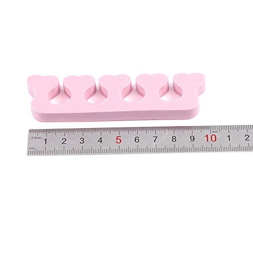 Heng Soft Foam Sponge Finger Toe Separator Manicure For Nail Art Salon Tools Pies Care Manicure Pedicure Tools, Clear