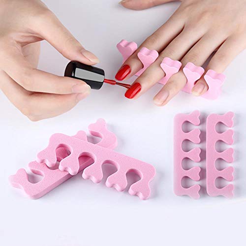 Heng Soft Sponge Foam Repair Toe Nails Herramienta de separación de Dedos Nail Art Tools Espuma de Esponja Toe Splitter Finger Separator