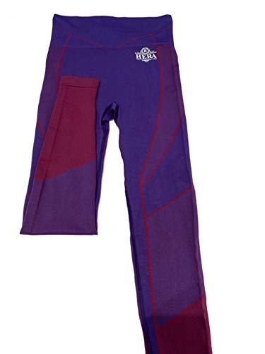 HERA Leggings Annea Sport Color Violeta. Tallas M y L. Sin costruras y con Patrones Que acentuan tu Figura.