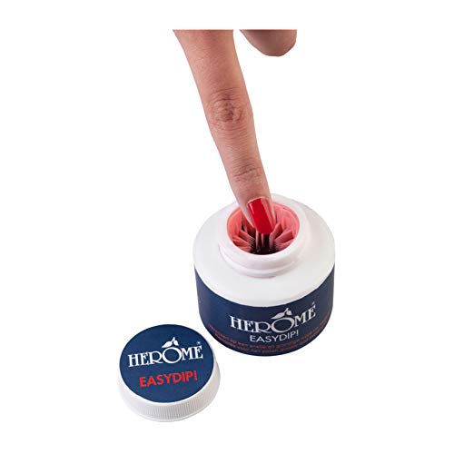 Herome quitaesmalte en un frasco (Easy Dip Remover) - 1pcs. - eliminar el esmalte de uñas sin el uso de almohadillas de algodón.