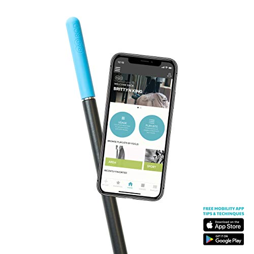 Herramienta de liberación miofascial RAD Rod I I Base de acero Stick I Movilidad y recuperación de masaje automático