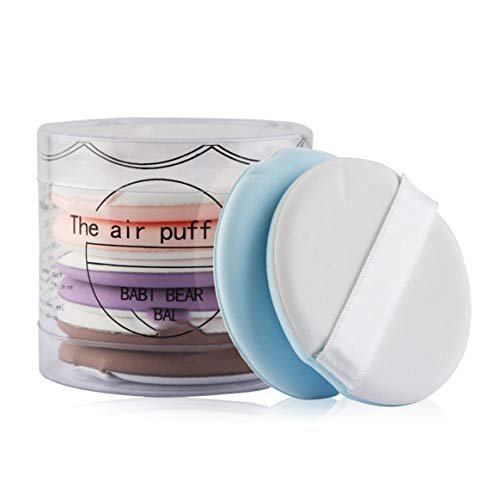 Herramienta de maquillaje de 8pcs Round Air Cushion Puff para BB CC Cream Foundation Corrector - 4 colores