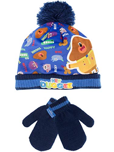 Hey Duggee - Conjunto de gorro y guantes para niño