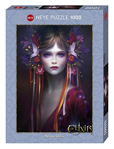 Heye 29781 – Pretty In Pink estándar, Mélanie Delon, Elixir Collection, Puzzle de 1000 piezas