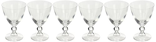 H&H Splendor Juego Copas para Agua, Vidrio, Transparente, 25 cl, 6 Piezas
