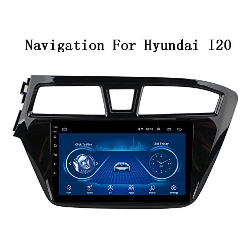 HHttM Radio De Navegación GPS para Android 8.1 Car De 9 Pulgadas para Hyundai I20 2015-2015 Reproductor De DVD para Automóvil, Sistemas De Navegación para Automóvil, GPS para Coches