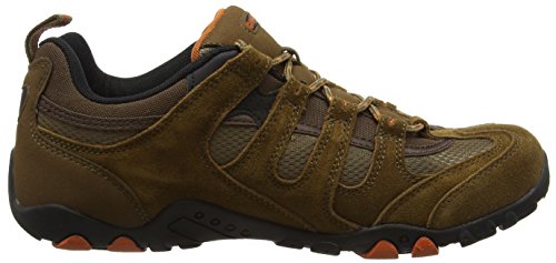 Hi-Tec Quadra Classic, Zapatillas de Senderismo para Hombre, Marrón (Smokey Brown/Burnt Orange), 42 EU