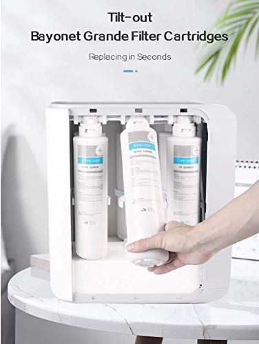 Hidrotek 4 filtros y 2 membranas 250 GPD Osmosis inversa Snow Burg