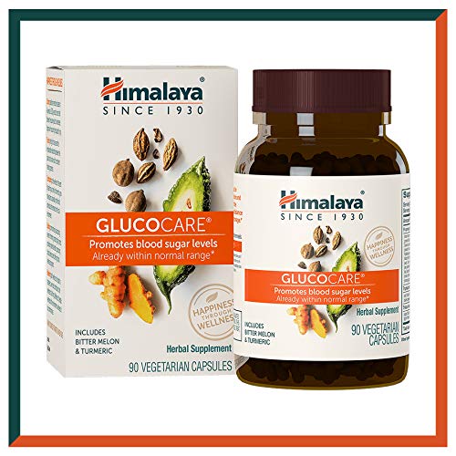 Himalaya GlucoCare with Bitter Melon and Gymnema for Blood Sugar Support, 180 Capsules, 626 mg