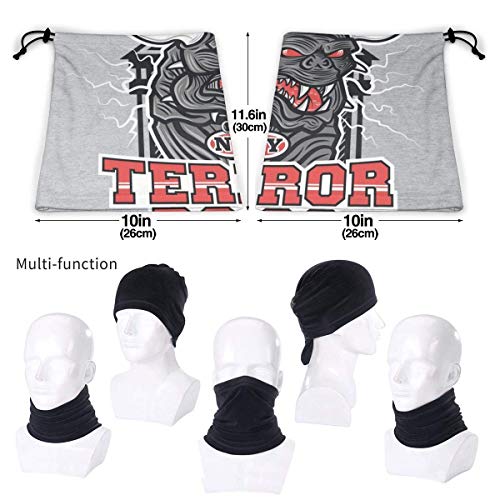 hisuyibaihuo NY Terror Perros -Bus-ters Cara Bandanas para Polvo, Exteriores, Festivales, Deportes