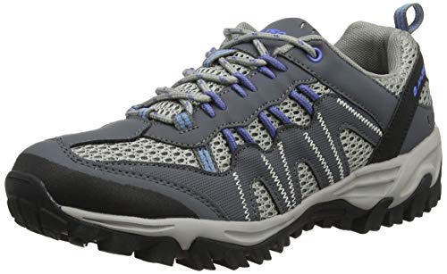 Hitachi Jaguar Womens, Zapatillas de Senderismo para Mujer, Gris (Charcoal/Dusty Blue 22), 37 EU