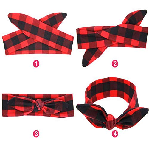 HJSMZ Querido Niño Banda de Cabello para Mujer, Estilo Impresión para el Cabello de Maquillaje Facial Yoga Maquillaje Banda para el Cabello Diadema Orejas de Conejo Anudadas,F