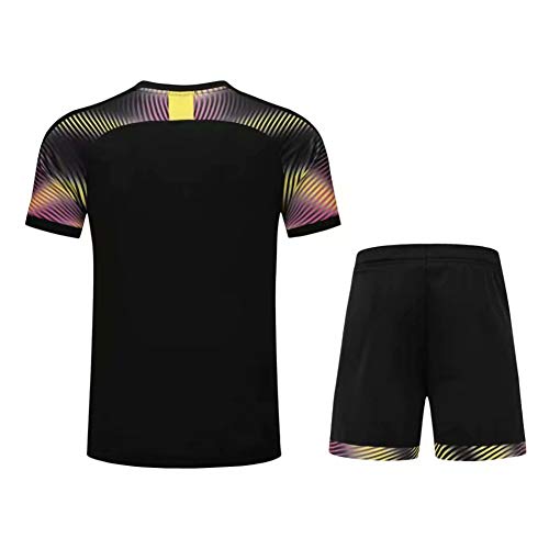 HL-TD Durable Jersey de Portero de Entrenamiento de fútbol Traje Hombres Camiseta de fútbol Armadura Escudo Cuerpo Ligero de fútbol Traje XC-0519 Casual (Size : S)