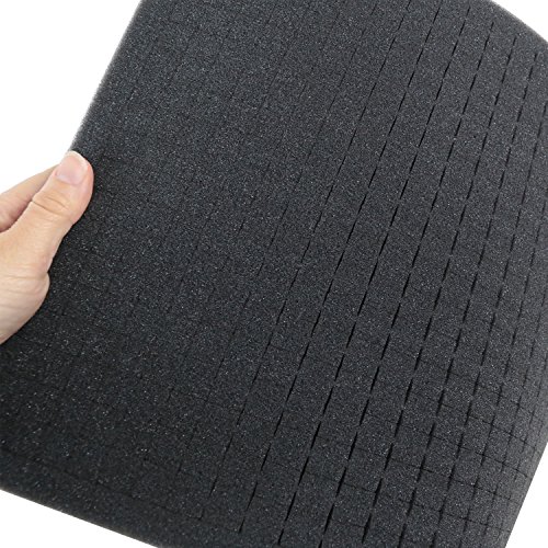 HMF 14402-02 Maletín de Aluminio con Espuma para Cámaras de Fotos y Armas | 46 x 33 x 15 cm