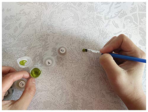 HNDEFZY LHTPLM ASD1618 Pintura Digital DIY por números Dependiente León Animalst Imagen de Arte de Pared Moderno para Arte de Pared del hogar Sin Marco 40cmx50cm