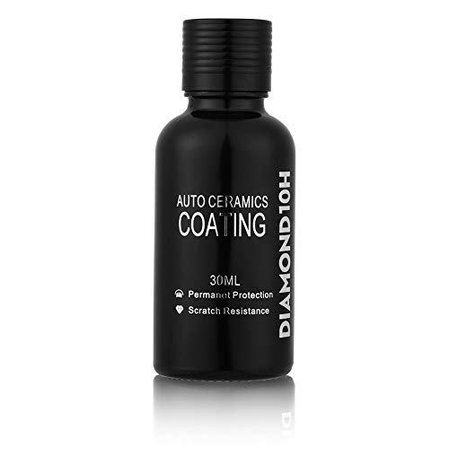 Hocossy 10H Nano Super Ceramic Coating Hydrophobic for Cars-High Gloss Ceramic Car Coating Car Care Kit 30ml -Anti Scratch, Protection Stains and UV Light-2019 Actualizado
