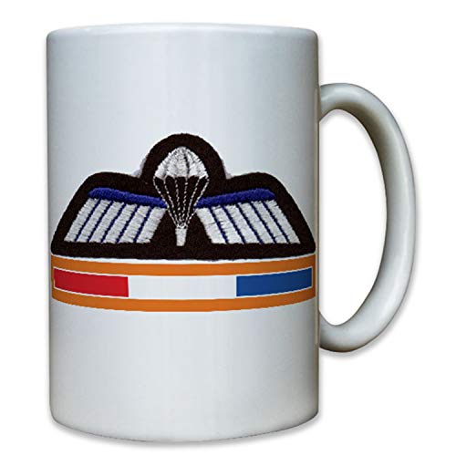 Holandés ortopédica Springer nadadores Paracaidista Holland Países Bajos saltan teuge Texel nadadores de taza de café taza # 8070