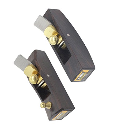 HomeDecTime 2pcs Mini Cepillo De Mano Japonés Carpintero Herramientas De Mano De Madera Dura Fácil De Usar # 2