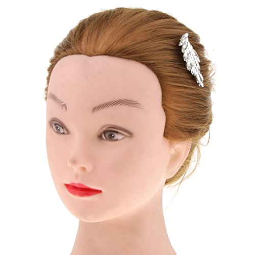 Homyl - Peine para el Pelo con pasadores de pedrería para Novia Ali D'angelo - Argento