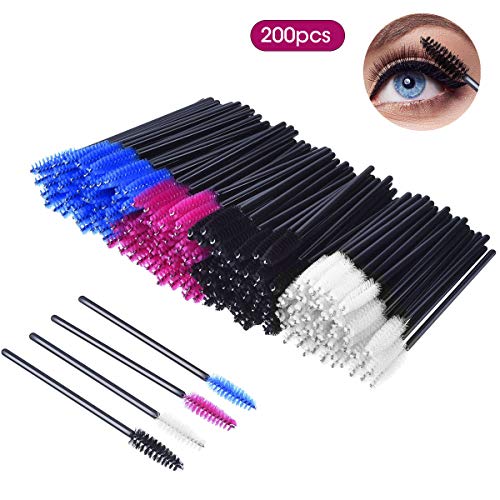 HONZIN Pincel de pestañas desechables pincel de maquillaje máscara de maquillaje palo aplicador