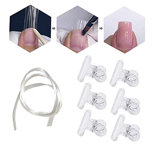 Hook.s Nail Art Fiberglass Professional Juego de Herramientas de manicura Salon de uñas de Fibra de Vidrio para UV Gel DIY Nails Extremidades