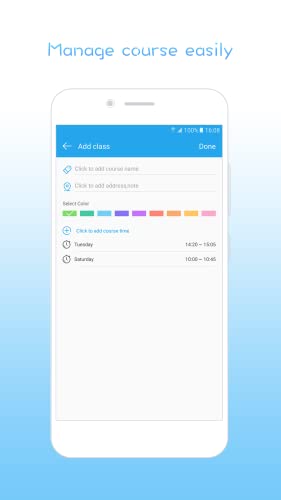 Horario de Clase – Gestor de trabajo y estudios