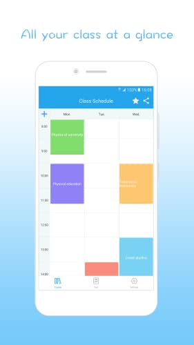 Horario de Clase – Gestor de trabajo y estudios