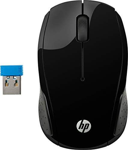 HP Wireless Mouse 220 3FV66AA - Ratón inalámbrico, Color Negro