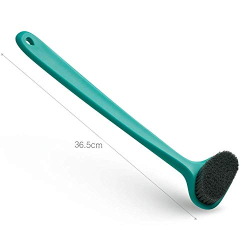 HRSS 1PC Cepillo Largo Hndle ShowerBrush depurador Mssger Ayuda Bthing