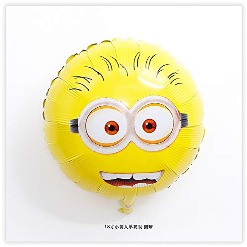 Htipdfg Globo En secuaces Globos 58x43cm Hoja 2 Pedazos/porción | Minions Gran Bola, Me Minion dépicables Juguetes, Globos verterán Aniversario Hoja, Banquete de Boda