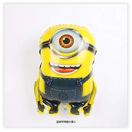Htipdfg Globo En secuaces Globos 58x43cm Hoja 2 Pedazos/porción | Minions Gran Bola, Me Minion dépicables Juguetes, Globos verterán Aniversario Hoja, Banquete de Boda