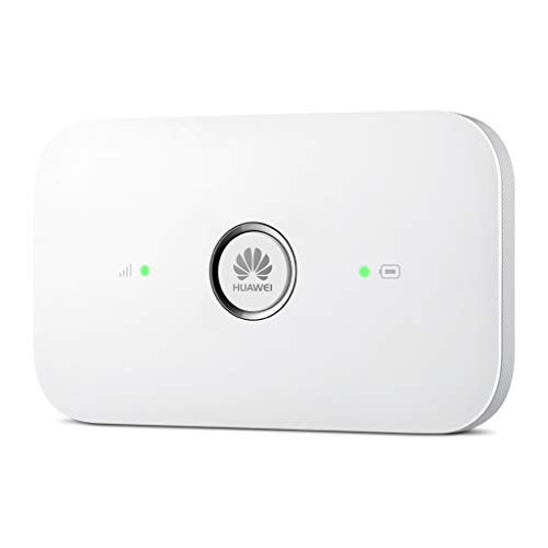 Huawei E5573C – Wi-Fi móvil (150Mbps de velocidad de descarga, Wi-Fi Hotspot/router, hasta un máximo de 10 usuarios, 1 usuario vía USB), protocolos de red compatibles: dhcp, ipv6/v4, Blanco