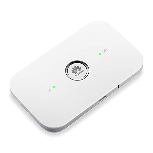 Huawei E5573C – Wi-Fi móvil (150Mbps de velocidad de descarga, Wi-Fi Hotspot/router, hasta un máximo de 10 usuarios, 1 usuario vía USB), protocolos de red compatibles: dhcp, ipv6/v4, Blanco