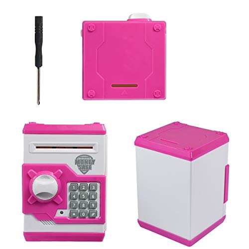 Hucha electrónica APUPPY con dibujos animados, contraseña, hucha para poner monedas, juguete, regalo de cumpleaños para niños