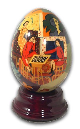 Huevo Musical Matisse Pintado a Mano - más de 400 Opciones de Canciones, plástico, 234. Love is Here to Stay