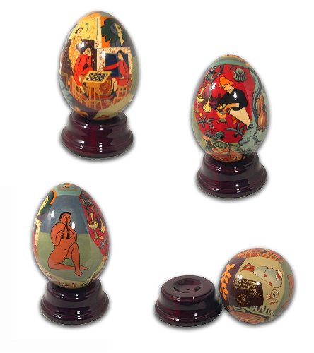 Huevo Musical Matisse Pintado a Mano - más de 400 Opciones de Canciones, plástico, 234. Love is Here to Stay