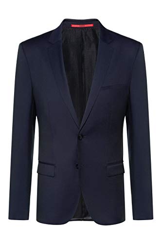HUGO Alisters Chaqueta de Traje, Azul (Dark Blue 401), 105 (Talla del Fabricante: 90) para Hombre