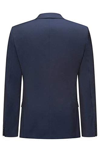 HUGO Alisters Chaqueta de Traje, Azul (Dark Blue 401), 105 (Talla del Fabricante: 90) para Hombre