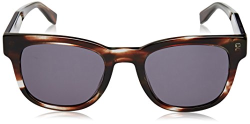 Hugo Boss Boss 0736/S BN K8E Gafas de sol, Azul (Striped Havana Blue Grey/Dark Grey), 50 Unisex-Adulto