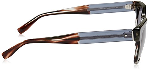 Hugo Boss Boss 0736/S BN K8E Gafas de sol, Azul (Striped Havana Blue Grey/Dark Grey), 50 Unisex-Adulto