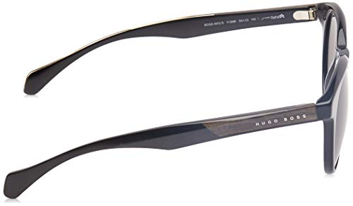 Hugo Boss BOSS 0912/S NR 1YS Gafas de sol, Negro (Black Cryblck/Brw Grey), 50 Unisex-Adulto