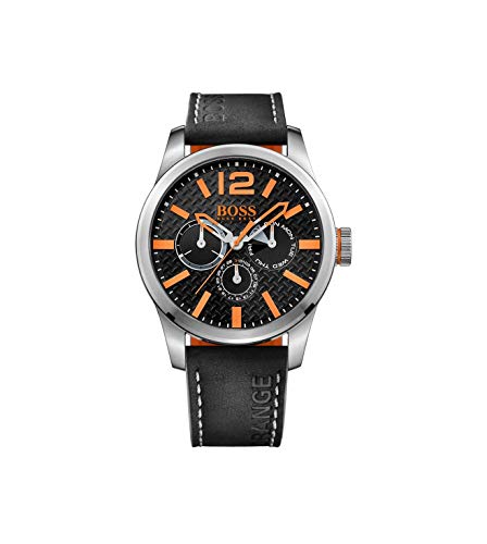 Hugo Boss Orange Reloj de pulsera analógico para Hombre, 1513228, Negro