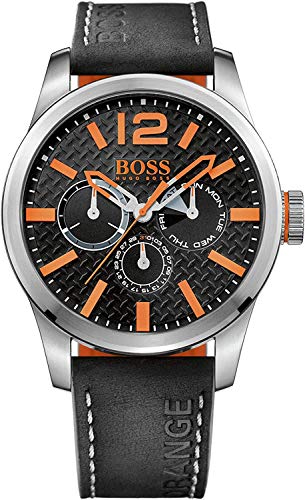 Hugo Boss Orange Reloj de pulsera analógico para Hombre, 1513228, Negro